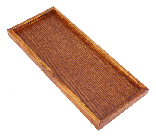 Bandeja De Té Rectangular De Madera Para Servir Aperitivos