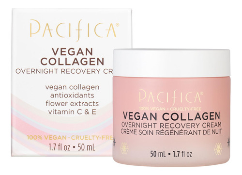 Crema De Recuperación Nocturna Pacifica Vegan Collagen 50 Ml