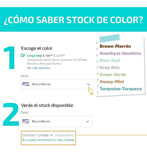 Imagen 4 de 5 de Lentes De Contacto Fresh Look Trikolor Optica H