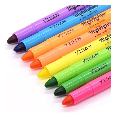8 Rotuladores De Gel, 8 Colores Ordenados