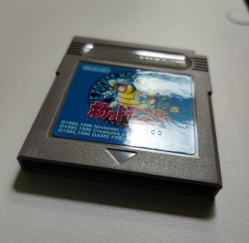 Pokemon Blue Azul Gameboy Original Japonés Gbc (Usado)