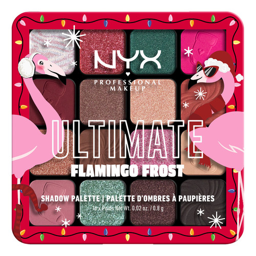 Sombras Ultimate Shadow Palette Holidays 16 Tonos Nyx Professional