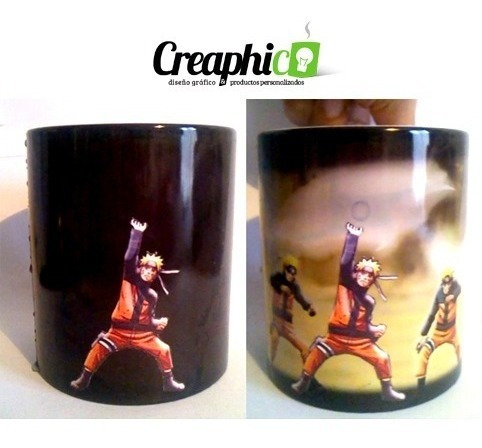 Tazon Magico Naruto 3d, Taza Naruto , Goku, Vegeta, Avengers