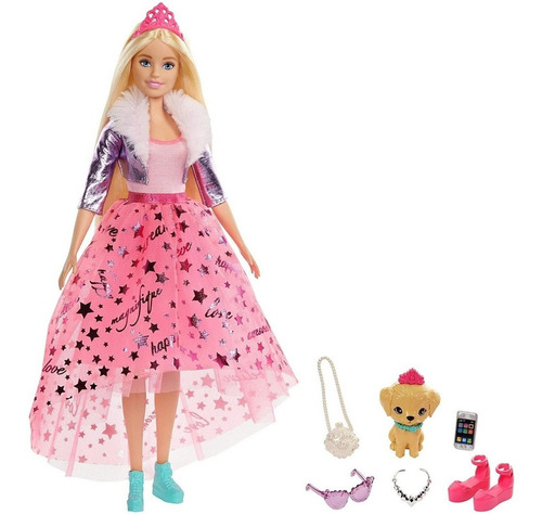 Barbie Princesa Adventure Com Bichinho Glm76 - Mattel