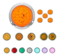 Comprar 6 Plafones 24 Led Redondo Camion Cuarto Estrobo Stop 12-24vf