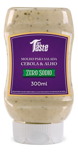 Molho Para Salada Sabor Cebola E Alho - Mrs Taste - 300ml