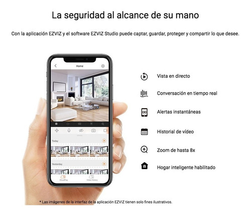 Imagen 8 de 10 de Camara Seguridad Ip Wifi Ezviz 1080p Hikvision Angular C1c