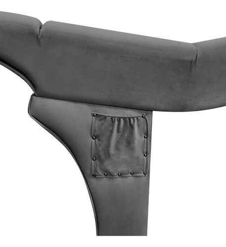 Maca Estética Estofada Design Sobrancelhas Cinza Grafite