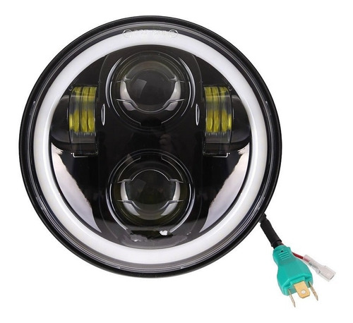 Farol Led Para Harley D 5 3/4 Altobaixo Hd Low Rider S Fxdls