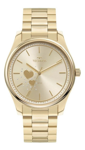 Relógio Technos Feminino Trend Dourado - 2036mqy/1x