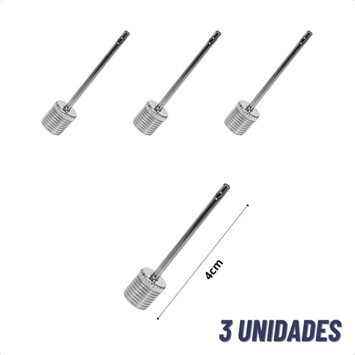 05 Unidades Bicos Para Inflar Bolas Infláveis Colchões