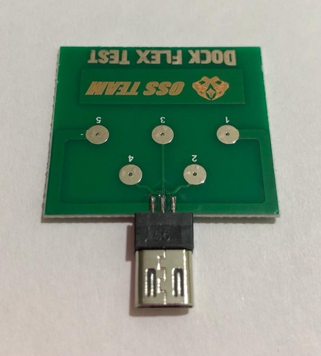 Placa Pcb Dock Flex Android U2 Con Puerto Micro Usb