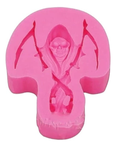 * Molde Silicon Mini Calavera Muerte Pasta Cupcake Fondant *