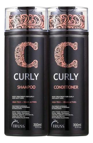 Truss Kit Curly Shampoo 300ml + Condicionador 300ml