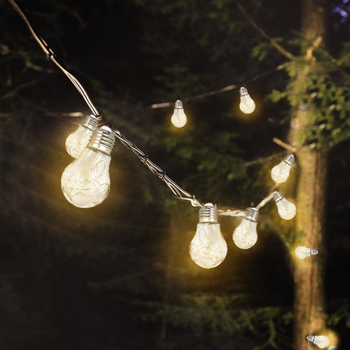 Guirnalda De Luces Solares For Exteriores Con 10 Led