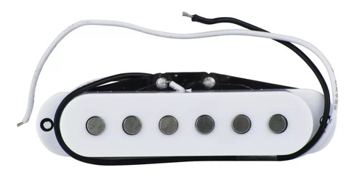 Captador Single Branco 3 Peças Compatível Gibson Fender 