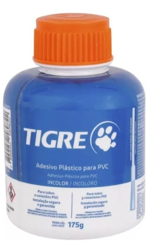 Adesivo Plástico Cola De Cano Pvc 175g Com Pincel  - Tigre