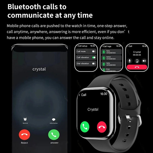 Watch9 Man Gps Para Apple Always Call Health Nfc Smartwatch