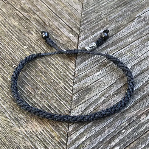 Pulsera De Cuerda Marinera Azul - Joyería Hecha Mano T...
