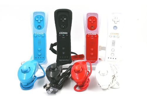 Pack 2 Wiimote + 2 Nunchuk Wii-wiiu Alternativos