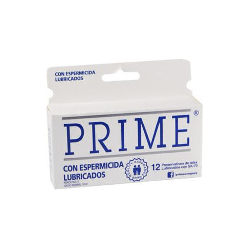 Preservativo Prime Con Espermicida X12 Unidades