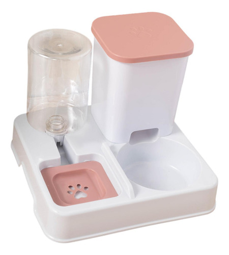 Alimentador Automático De Gatos 2 En 1 Alimentador Y