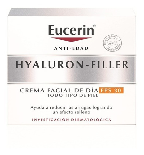  Crema Facial Dia Fps 30 Eucerin Hyaluron Filler X 50g