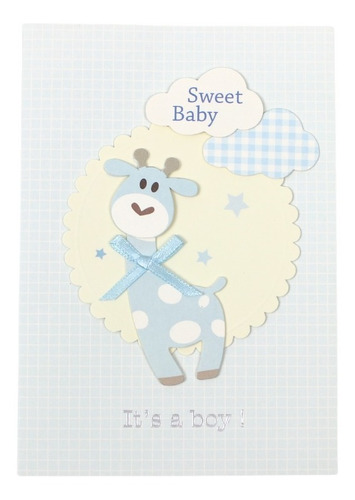 Cartão Felicitações Chá De Bebê C/ Envelope