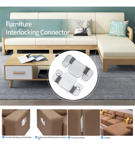 Couch Furniture Connector Soporte De Conector De Sofá De Met