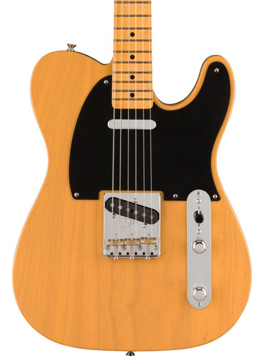 Material da placa de guitarra elétrica Fender Am Vintage Ii 1951 Telecaster Color Butterscotch Blonde