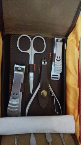 Estuche Set Manicure Y Pedicure De Acero Inoxidable