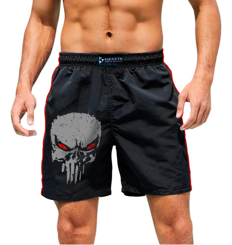 Short Bermuda Pantalón Corto Tela Premium Punisher Genetic