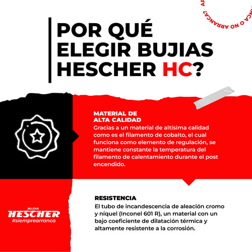 Imagen 3 de 7 de Kit X4 Bujía Precalentamiento Hc-230 Toyota Corona 2.0 Td