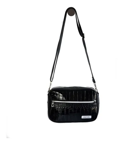Cartera negra bandolera hotsell
