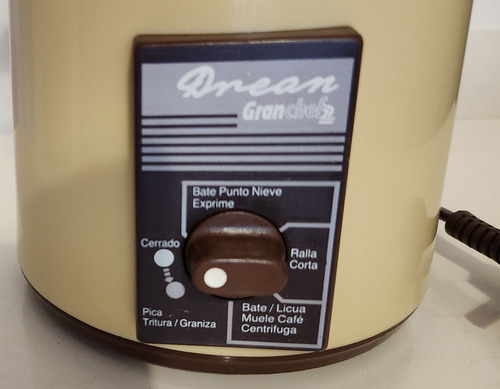 Multiprocesadora Drean Granchef 2 Crema Y Marron (Usado)