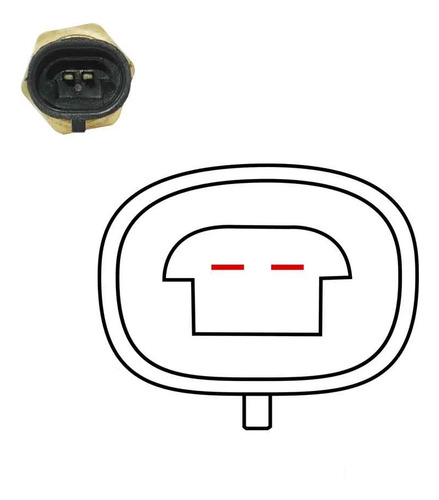 Sensor De Temperatura Água Módulo (mod Delphi) | Effa