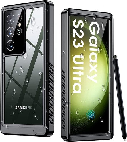 Funda Samsung Galaxy S23 Ultra, Cubierta+lente Integrada - A