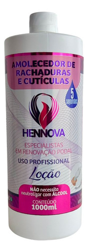 Amolecedor Hennova Frasco 1 Litro Loção Emoliente Calosidade