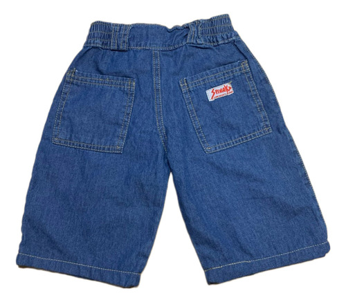 Bermuda Niña Jean Bordadas Lentejuelas Talle 4 Y 6 Años