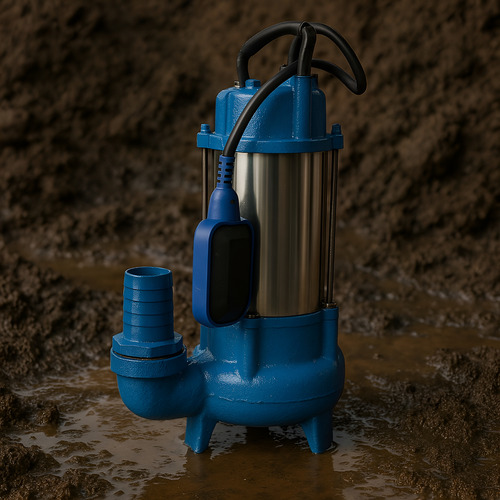 Bombas Sumergible Para Lodos 1hp 110v Bsw100 Marshall Azul