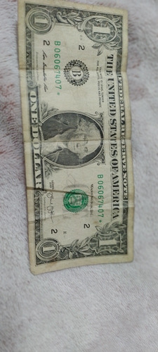 Imagen 1 de 2 de Billete De Un Dolar
