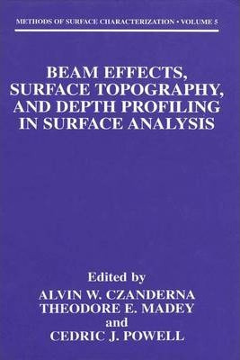 Libro Beam Effects, Surface Topography, And Depth Profili...