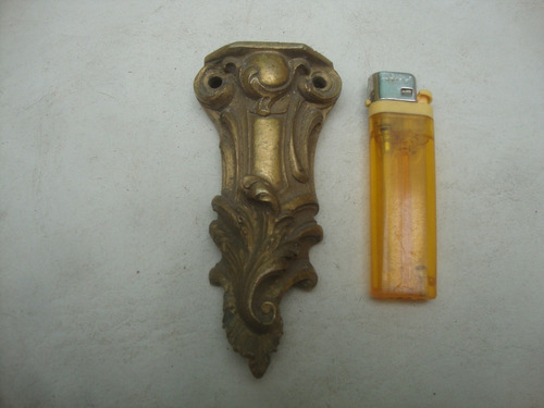 Antiguo Aplique De Bronce P/ Mueble 5,3 X 11 Alto - 180 Grs.