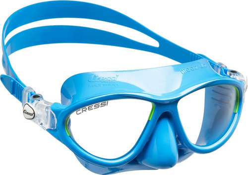 Goggles Máscara Cressi Moon De 7 A 15 Años Para Natación Color Azul