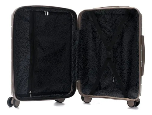 Set Valija Skora 20 Pulgadas Rígida Con Beauty Case 14 Pulgadas Color Beige Polipropileno Ruedas 360 Candado Tsa Asa Telescopica Fuelle Interno Liviana Elástica Forro Estampado Combo Viaje Cabina