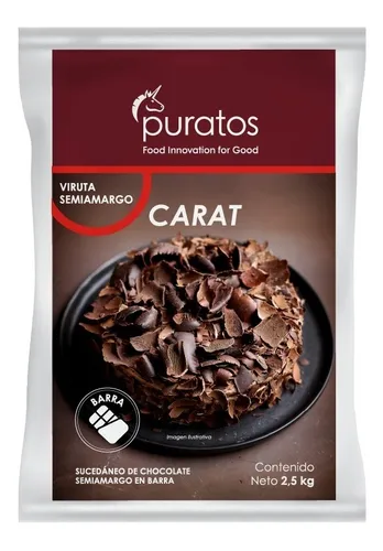 Cobertura Semiamarga Carat 2.5k