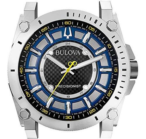 Reloj De Pared Precisionist Bulova C9888, Acabado En Cromo E