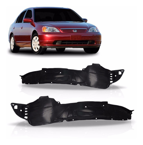 Par Lameiro Capa Interna Parabarro Honda Civic 2001 A 2003-