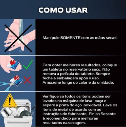 Imagem 4 de 4 de Detergente Máquina Lavar Louças Finish Quantum Ultimate 10un