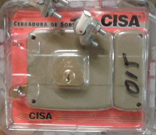 Cerradura Cisa De Sobreponer Cilindro Fijo Izq Der